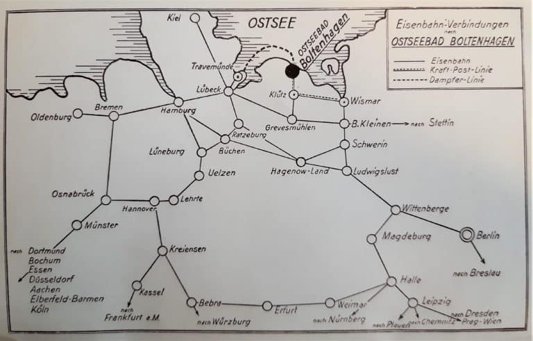 20220619_204047 (2) – Hubertus Boltenhagen Map of railroad lines in northern Germany leading to the Baltic Sea.